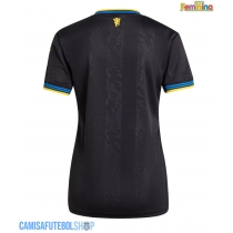 Camisa de time de futebol Manchester United Replicas 3º Equipamento Feminina 2025-26 Manga Curta